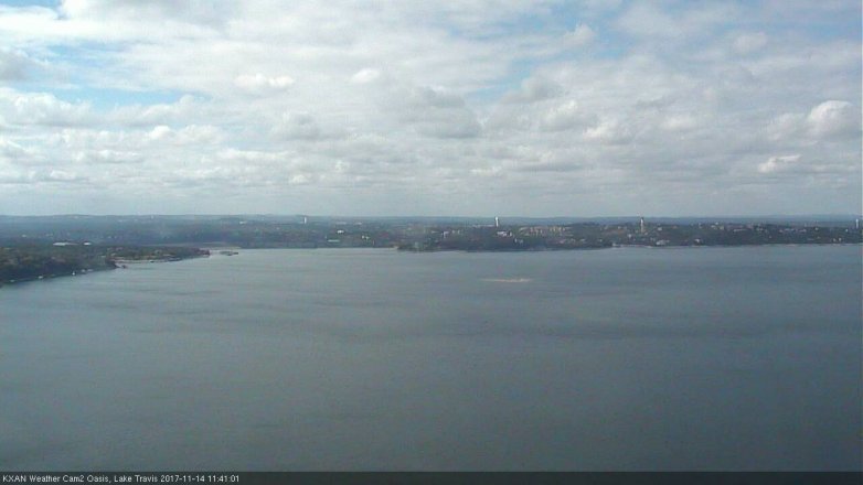 Lake Travis webcam, November 14, 2017 10:45 AM CT