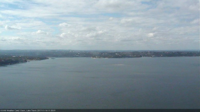 Lake Travis webcam, November 14, 2017 11:00 AM CT