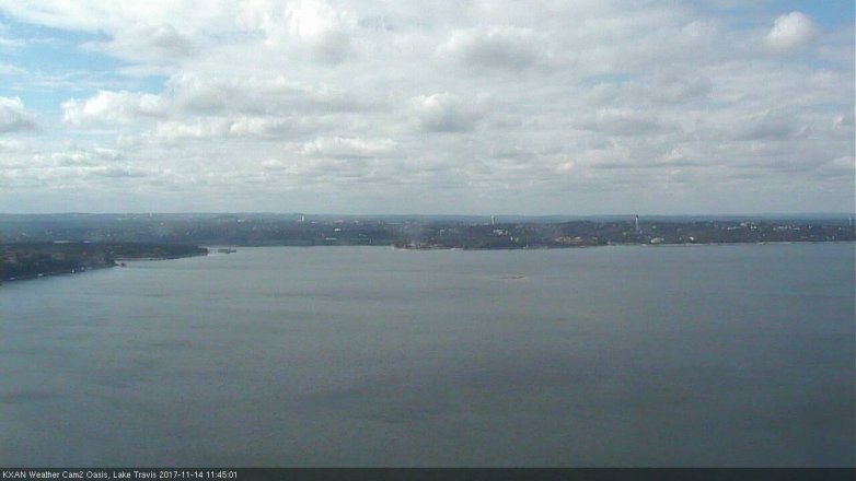 Lake Travis webcam, November 14, 2017 11:05 AM CT