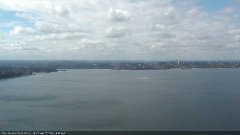 Lake Travis webcam, November 14, 2017 11:15 AM CT