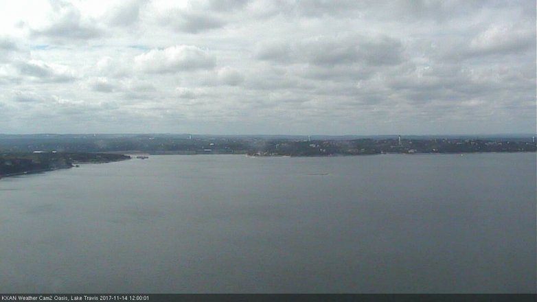 Lake Travis webcam, November 14, 2017 11:25 AM CT