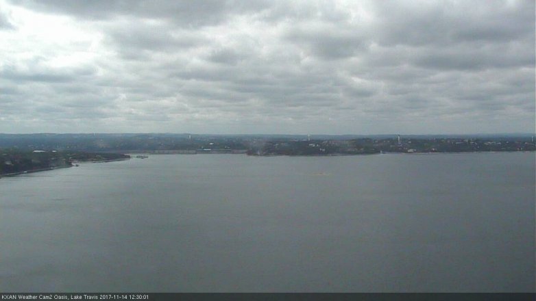 Lake Travis webcam, November 14, 2017 11:40 AM CT