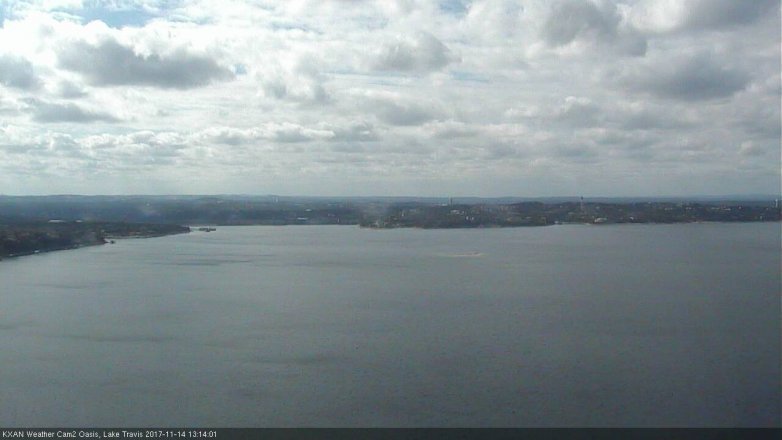 Lake Travis webcam, November 14, 2017 12:40 PM CT
