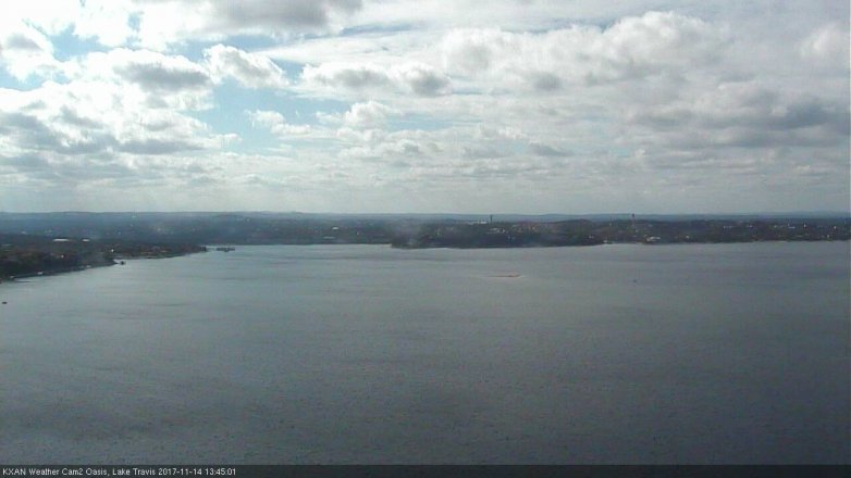 Lake Travis webcam, November 14, 2017 1:05 PM CT