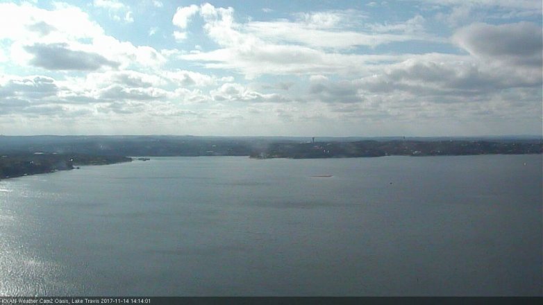 Lake Travis webcam, November 14, 2017 1:35 PM CT