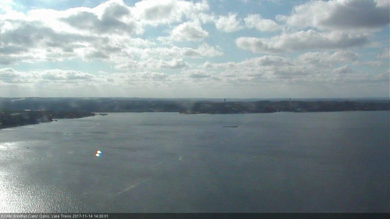 Lake Travis webcam, November 14, 2017 1:50 PM CT