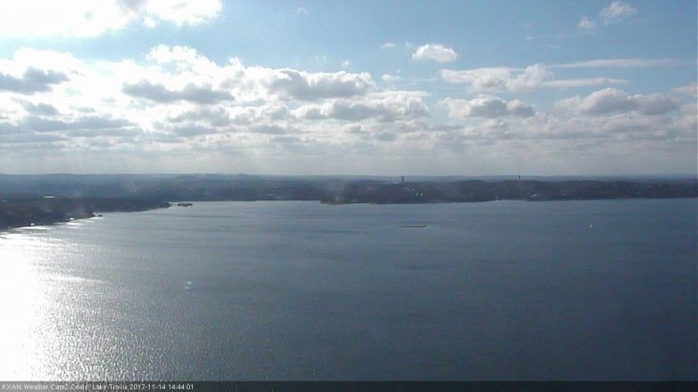 Lake Travis webcam, November 14, 2017 2:10 PM CT