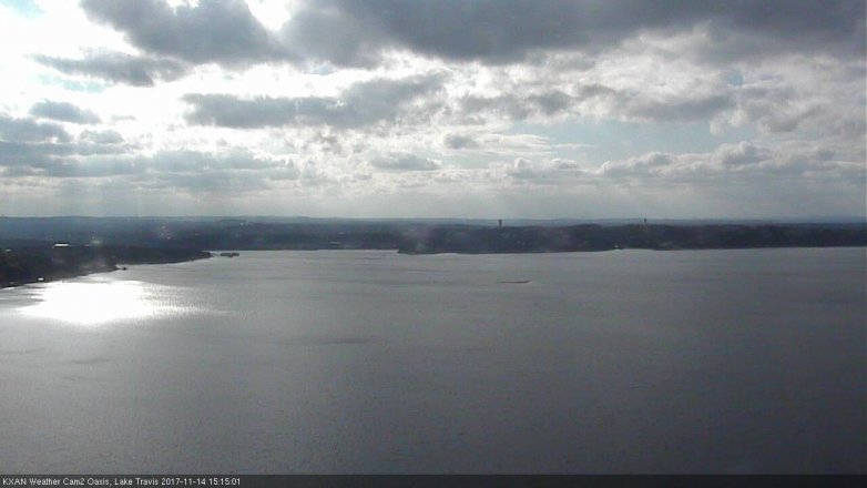 Lake Travis webcam, November 14, 2017 2:25 PM CT