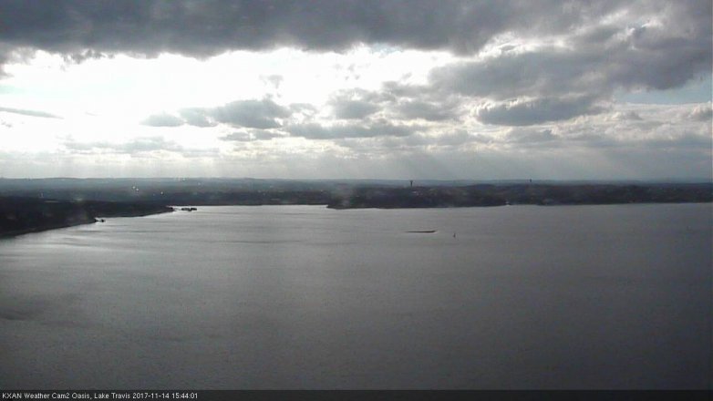Lake Travis webcam, November 14, 2017 2:50 PM CT