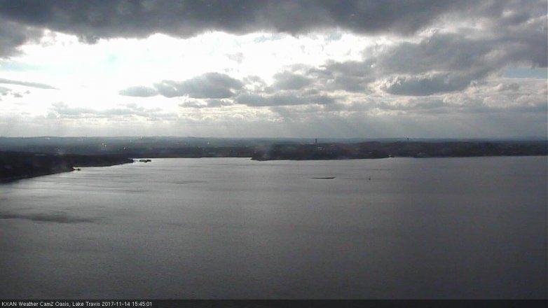 Lake Travis webcam, November 14, 2017 3:05 PM CT
