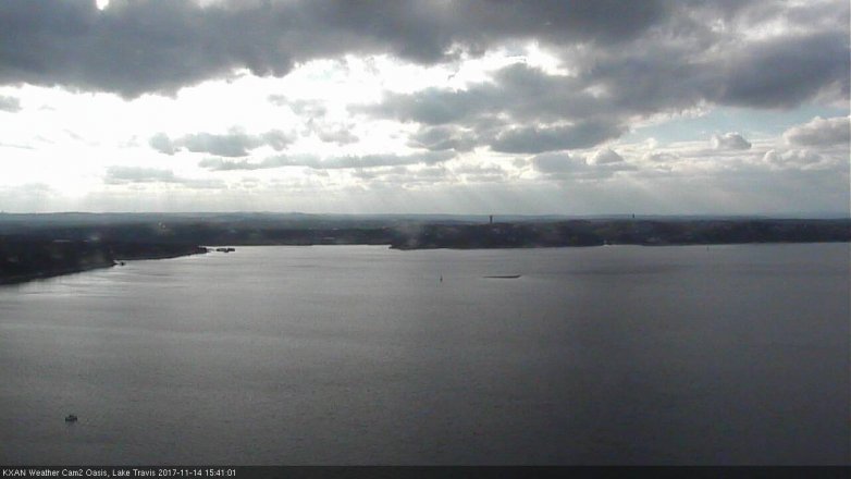 Lake Travis webcam, November 14, 2017 3:10 PM CT