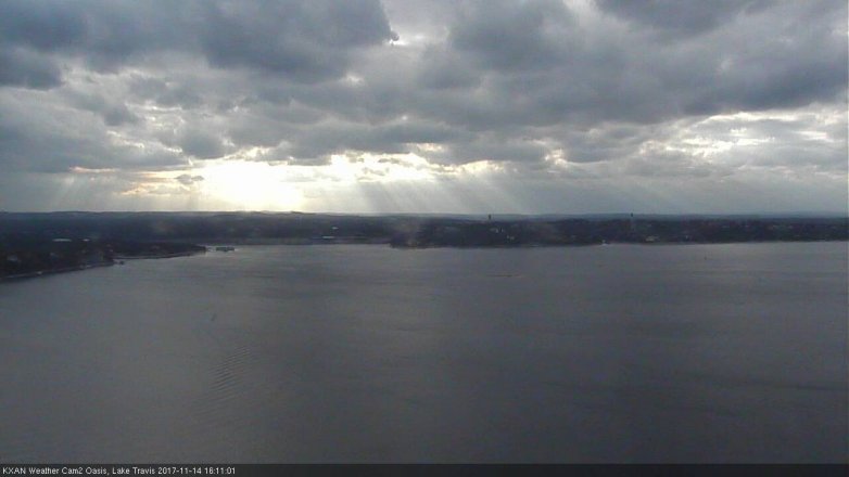 Lake Travis webcam, November 14, 2017 3:30 PM CT