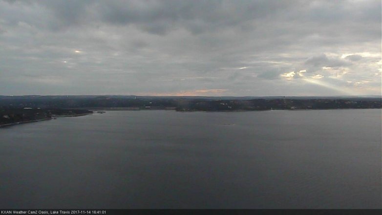 Lake Travis webcam, November 14, 2017 3:50 PM CT