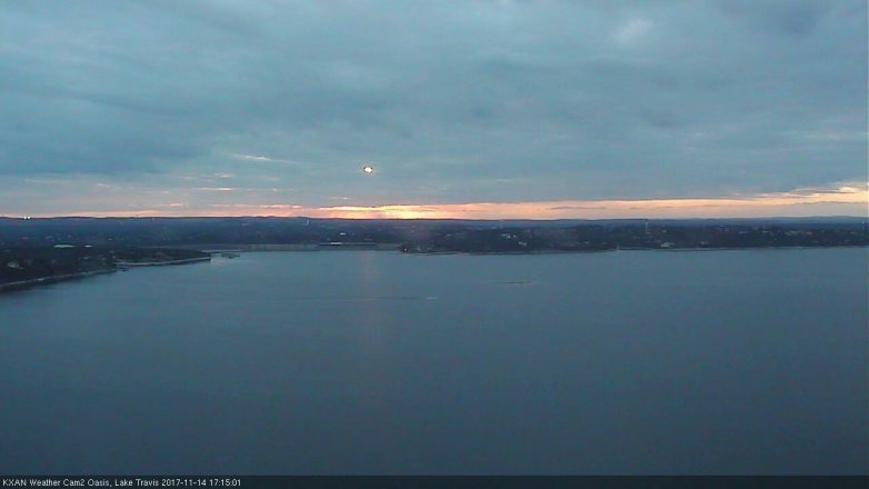 Lake Travis webcam, November 14, 2017 4:20 PM CT