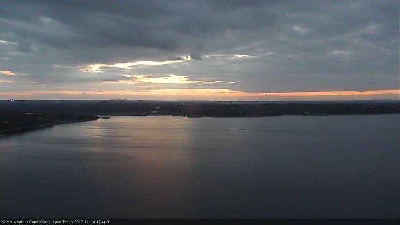 Lake Travis webcam, November 14, 2017 5:05 PM CT