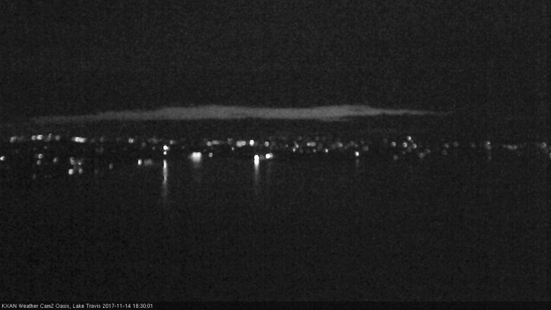 Lake Travis webcam, November 14, 2017 5:40 PM CT