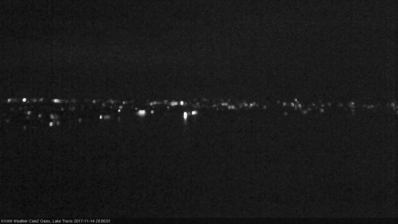 Lake Travis webcam, November 14, 2017 7:25 PM CT