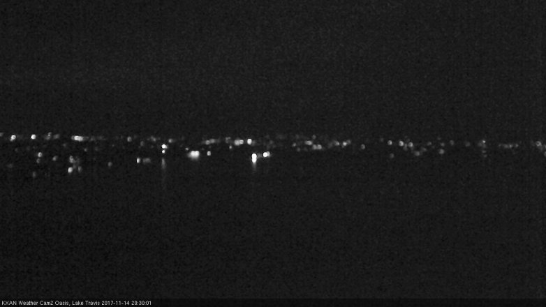 Lake Travis webcam, November 14, 2017 7:35 PM CT