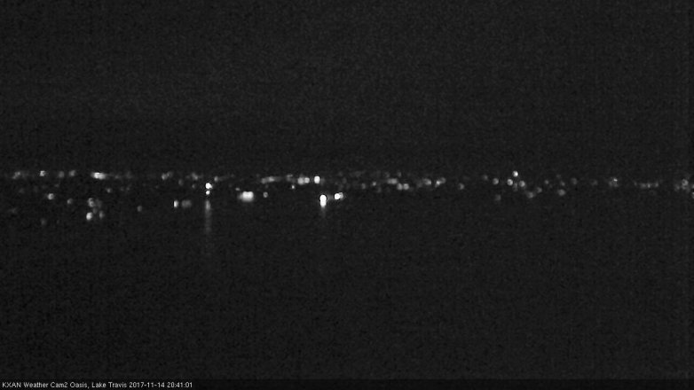 Lake Travis webcam, November 14, 2017 7:45 PM CT
