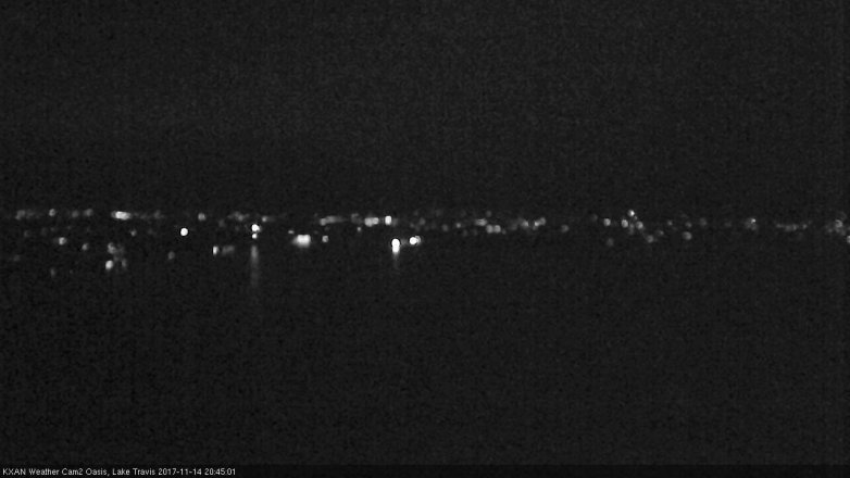 Lake Travis webcam, November 14, 2017 7:50 PM CT