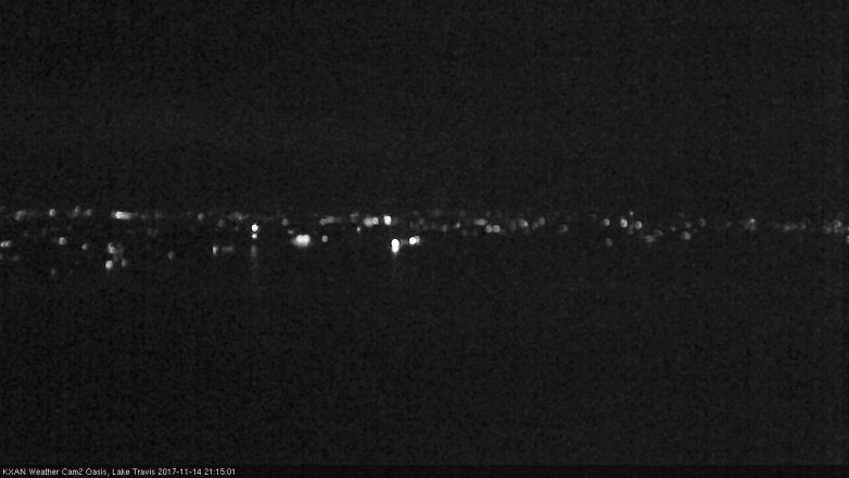 Lake Travis webcam, November 14, 2017 8:30 PM CT