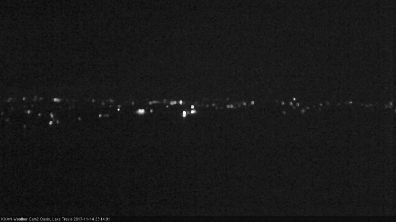 Lake Travis webcam, November 14, 2017 10:35 PM CT