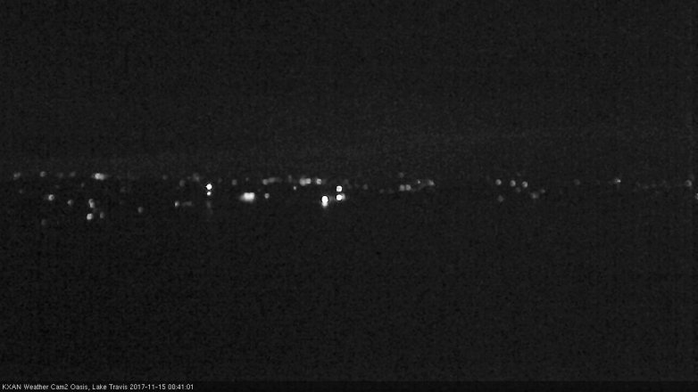 Lake Travis webcam, November 14, 2017 11:55 PM CT