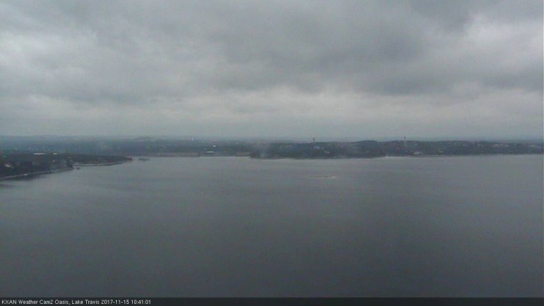 Lake Travis webcam, November 15, 2017 10:05 AM CT