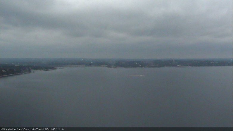 Lake Travis webcam, November 15, 2017 10:15 AM CT