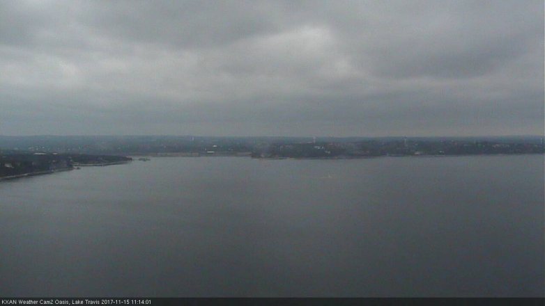Lake Travis webcam, November 15, 2017 10:20 AM CT