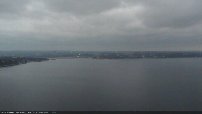 Lake Travis webcam, November 15, 2017 10:30 AM CT
