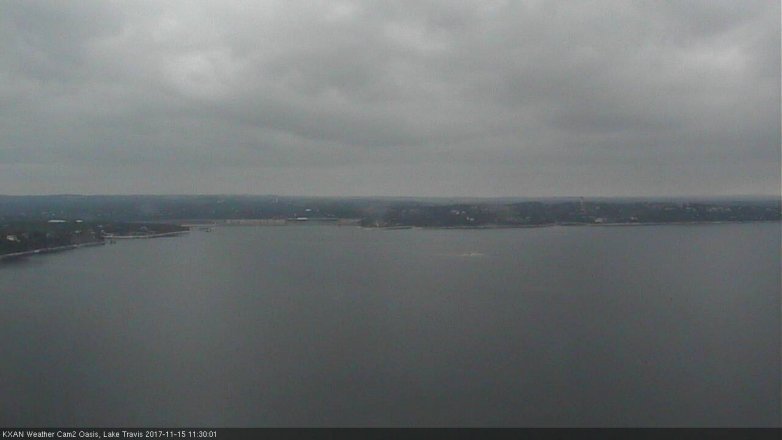 Lake Travis webcam, November 15, 2017 10:40 AM CT