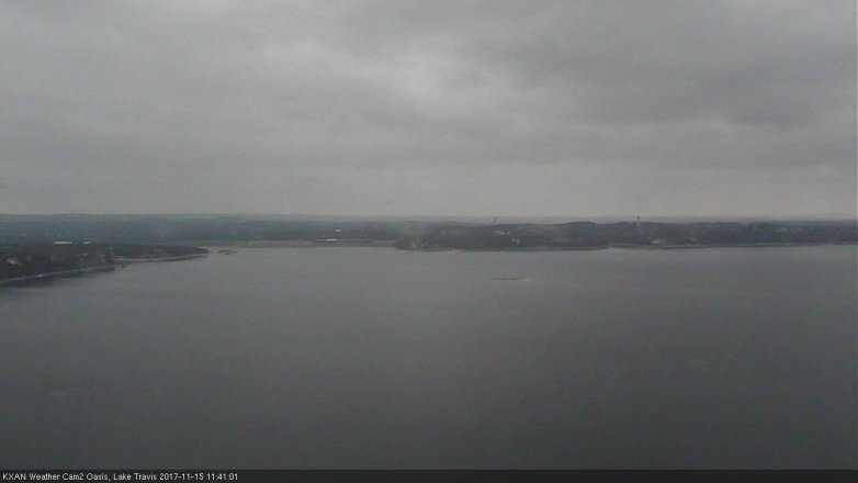 Lake Travis webcam, November 15, 2017 11:05 AM CT