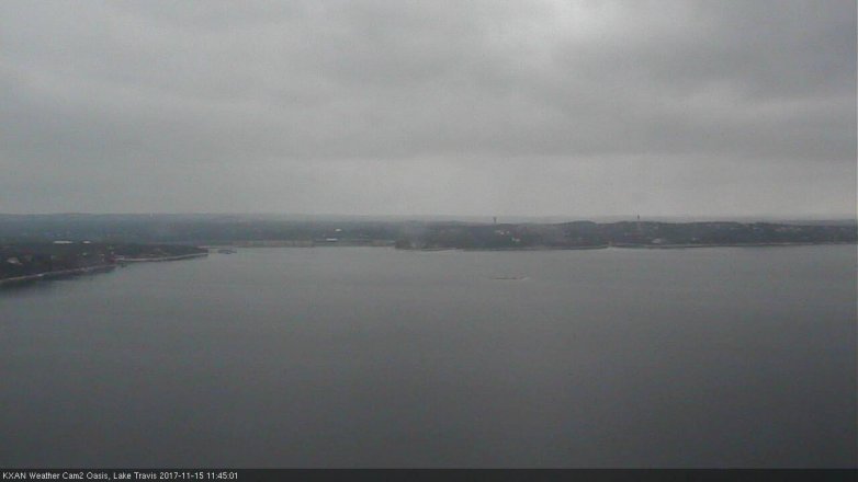Lake Travis webcam, November 15, 2017 11:10 AM CT