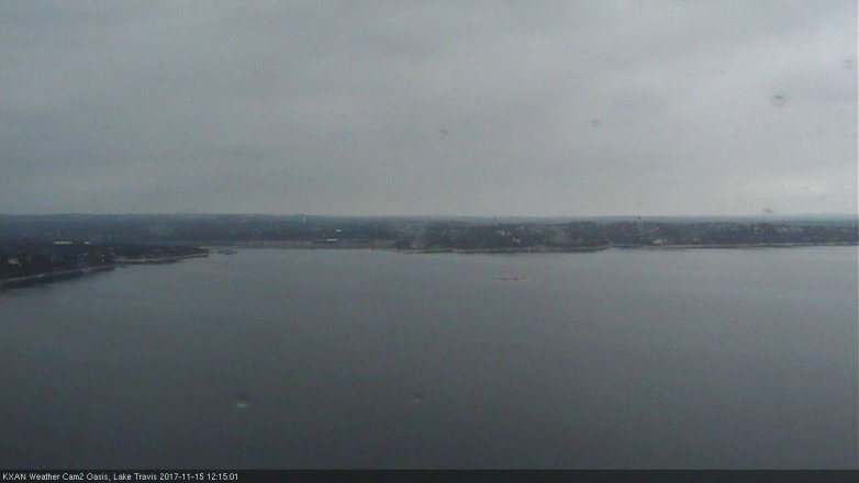 Lake Travis webcam, November 15, 2017 11:40 AM CT