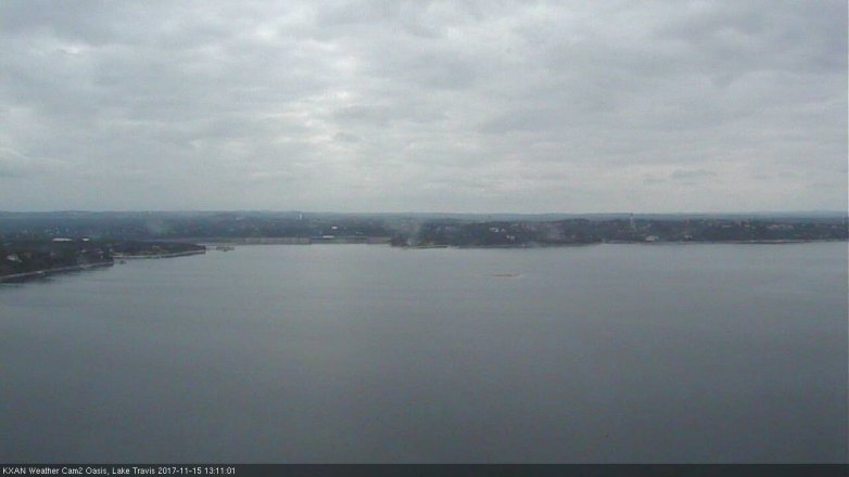 Lake Travis webcam, November 15, 2017 12:25 PM CT