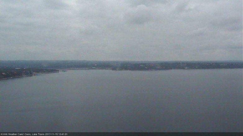 Lake Travis webcam, November 15, 2017 12:55 PM CT