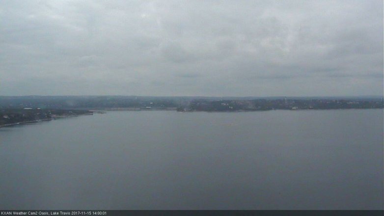 Lake Travis webcam, November 15, 2017 1:10 PM CT