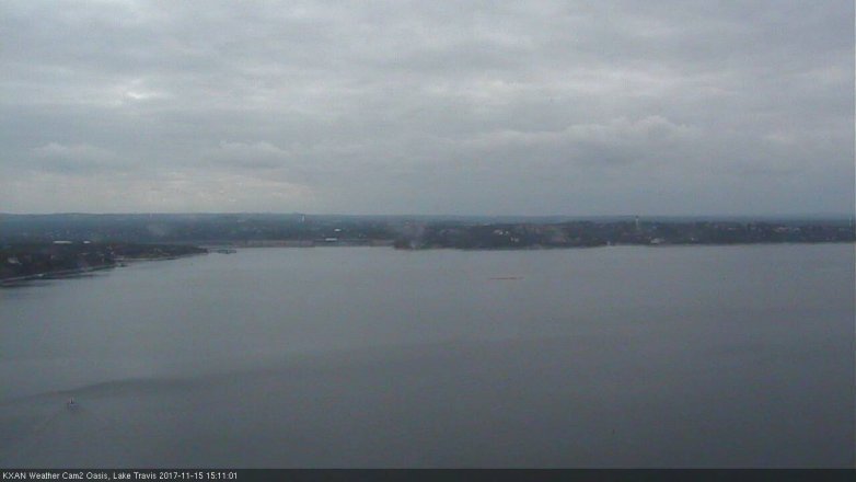 Lake Travis webcam, November 15, 2017 2:25 PM CT