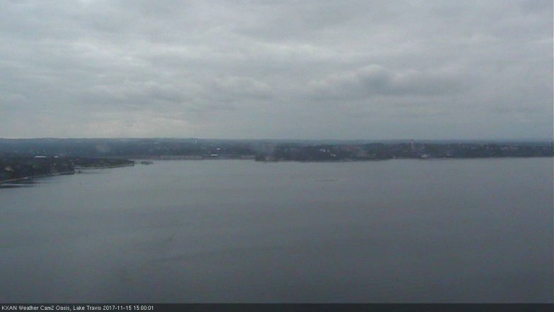 Lake Travis webcam, November 15, 2017 2:30 PM CT