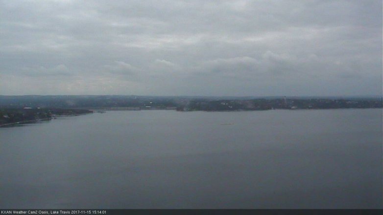 Lake Travis webcam, November 15, 2017 2:35 PM CT