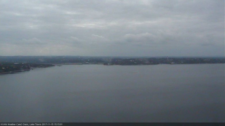 Lake Travis webcam, November 15, 2017 2:40 PM CT