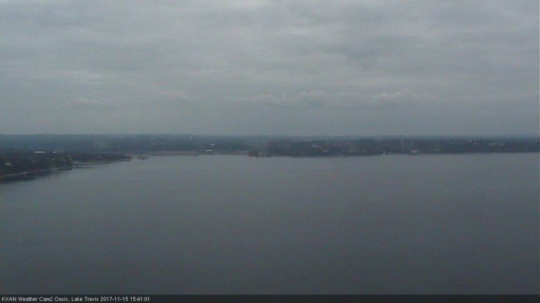 Lake Travis webcam, November 15, 2017 2:55 PM CT