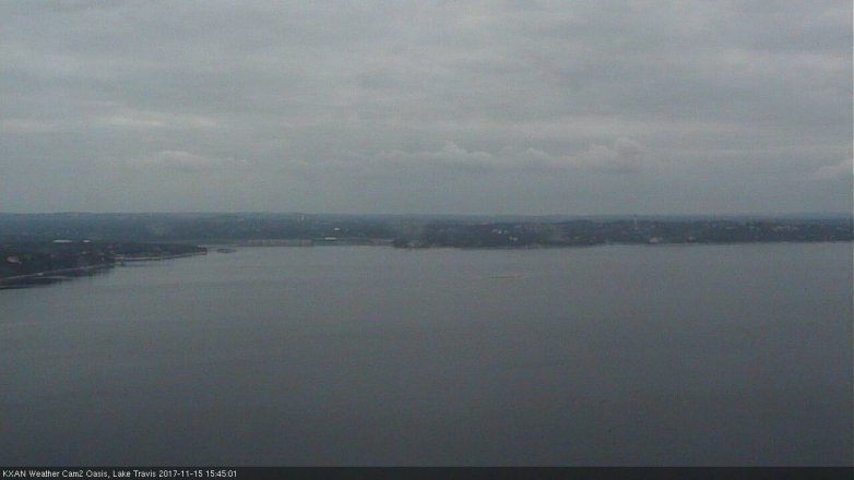 Lake Travis webcam, November 15, 2017 3:05 PM CT