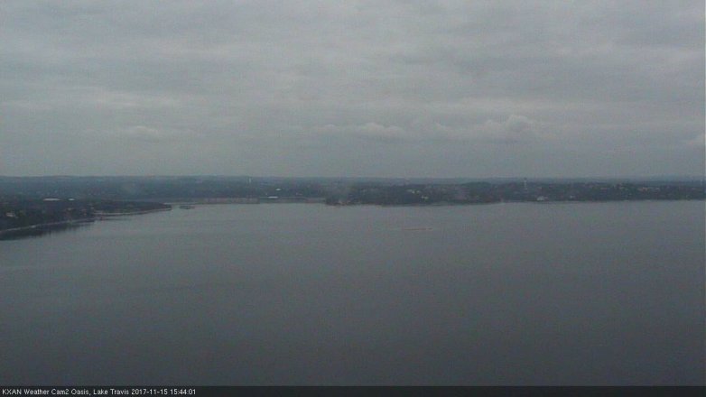 Lake Travis webcam, November 15, 2017 3:10 PM CT