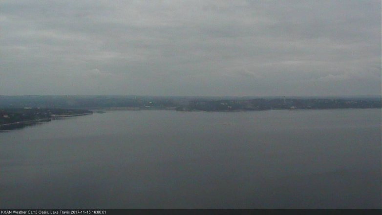 Lake Travis webcam, November 15, 2017 3:25 PM CT