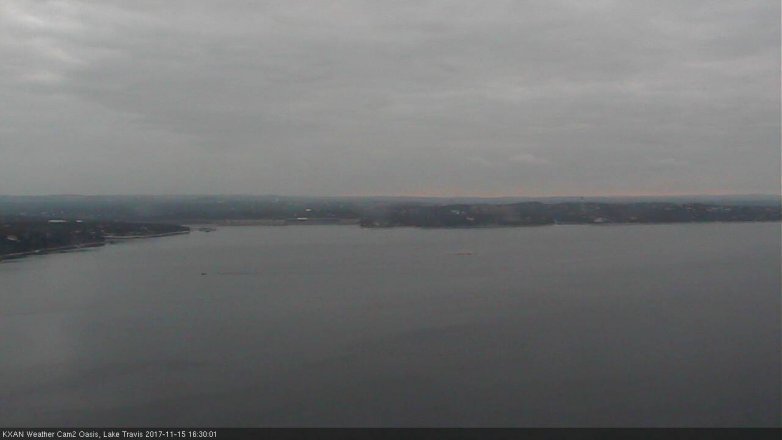 Lake Travis webcam, November 15, 2017 3:55 PM CT