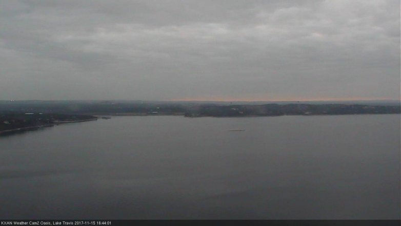 Lake Travis webcam, November 15, 2017 4:05 PM CT