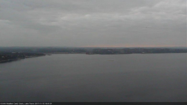 Lake Travis webcam, November 15, 2017 4:10 PM CT