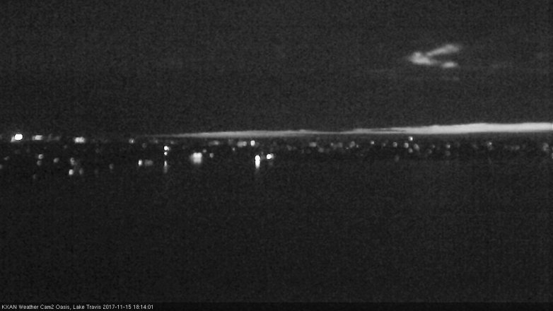 Lake Travis webcam, November 15, 2017 5:25 PM CT